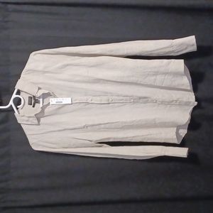 NWT 4 TALL J CREW Slim Fit Perfect Shirt in Irish Linen Baird McNutt LONG SLEEVE
